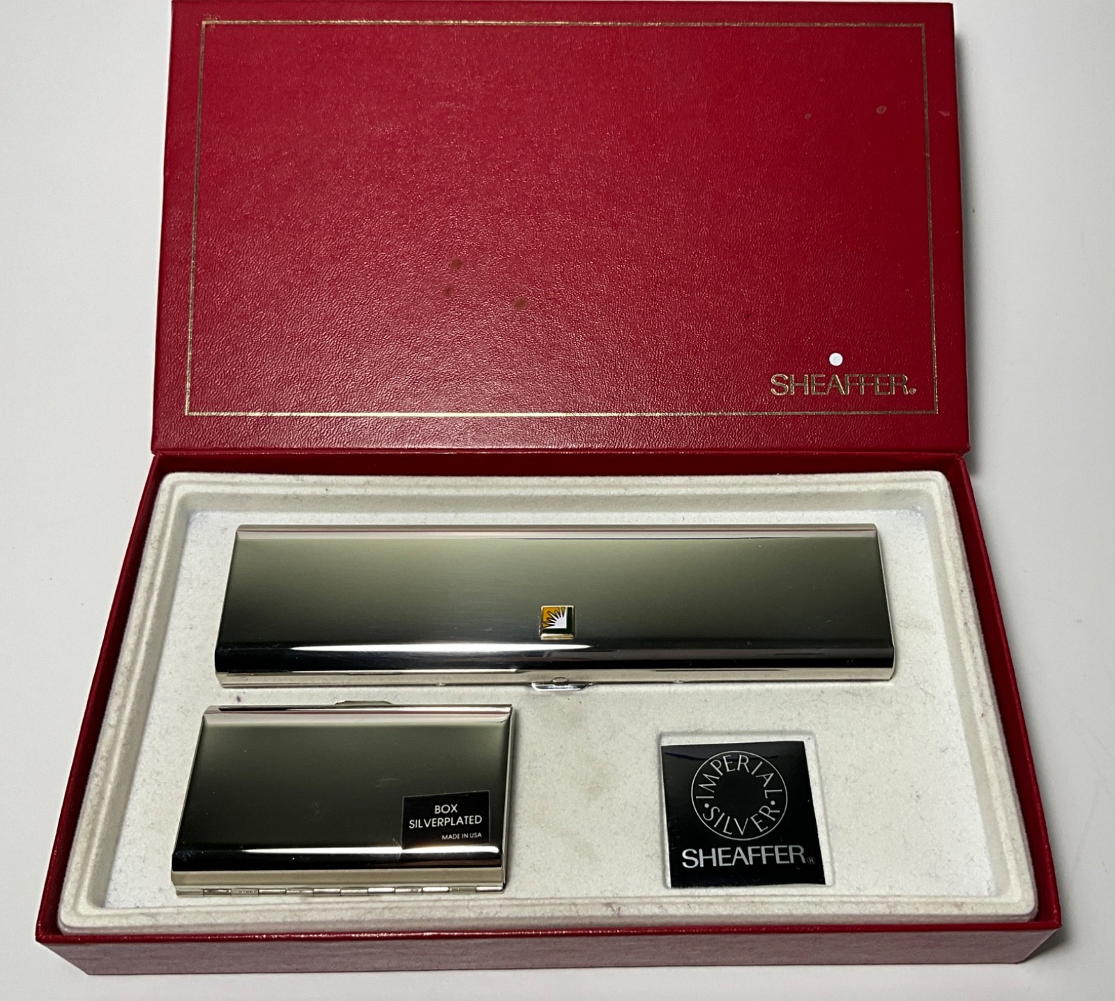 Sheaffer Imperial Sterling Silver Fountain Pen Made in USA - 14K Nib