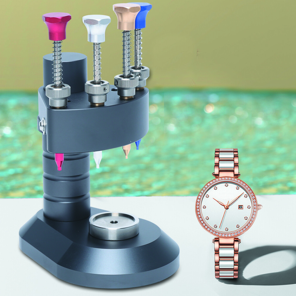 4 Pin Watch Hand Presser High-Precision Watchmakers Setting Fitting Repair Tool