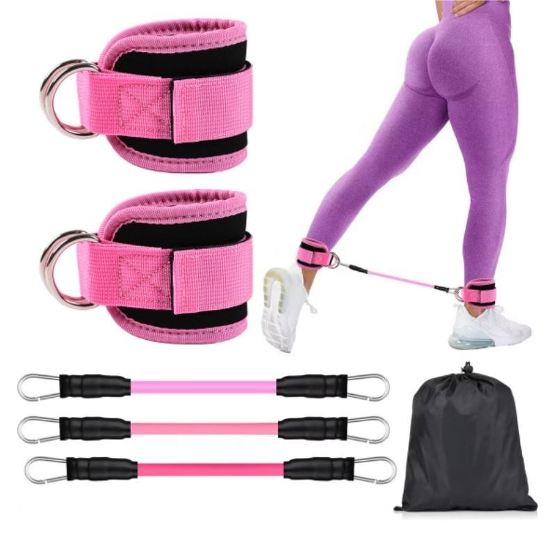 Ankle Strap for Cable Exercise Machines, Work Out Cuff Attachment for Home & Gym