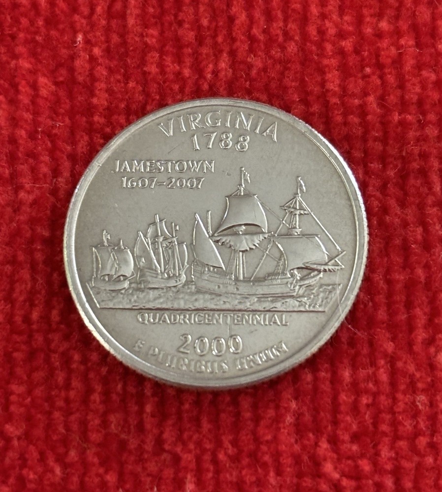 2000 Virginia State Quarter Excellent