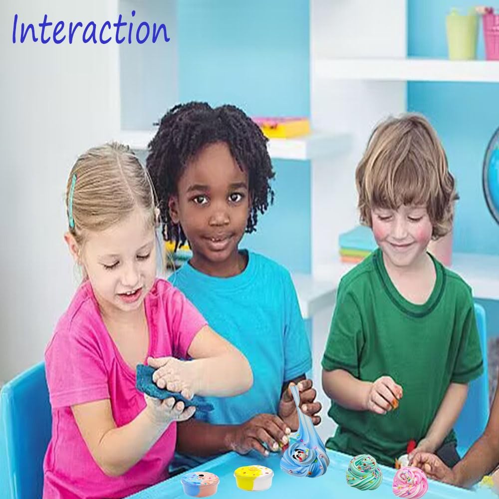 GXYSLM Butter Slime Kit 11packed, Party Favors for Kids, Dual Colored,...