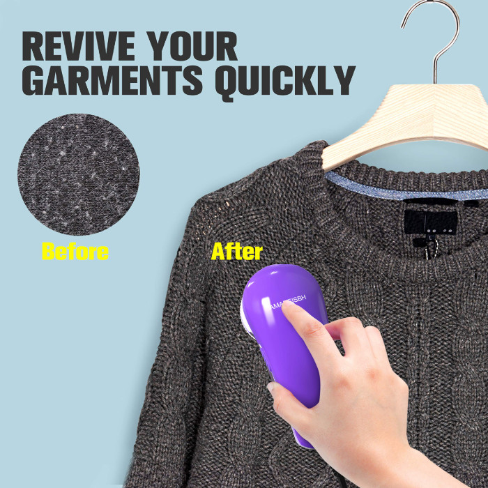 Electric Clothes Lint Pill Fluff Remover Fabric Sweater Fuzz Shaver Household