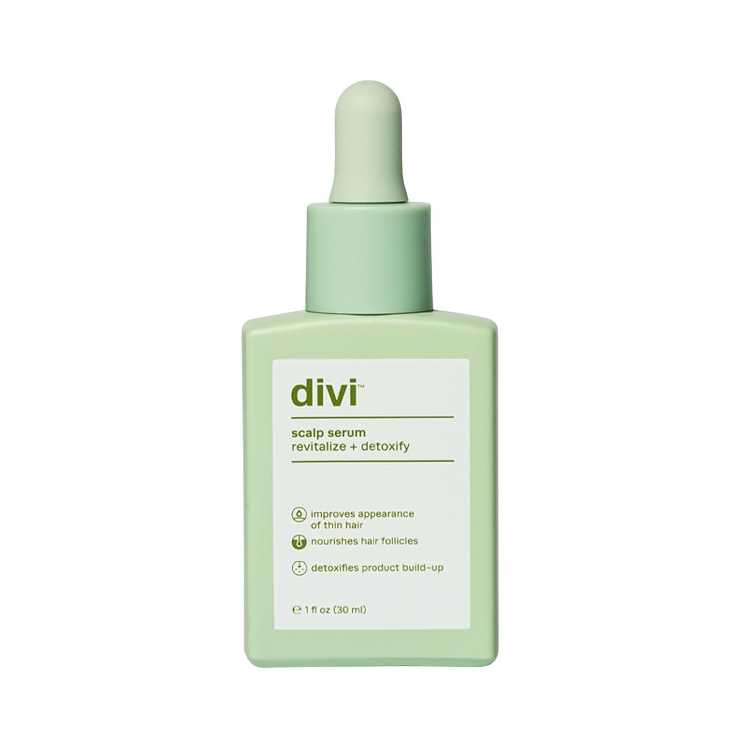 Divi Scalp Serum 1 Oz / 30 mL Revitalize + Detoxify For Thin Hair New Sealed