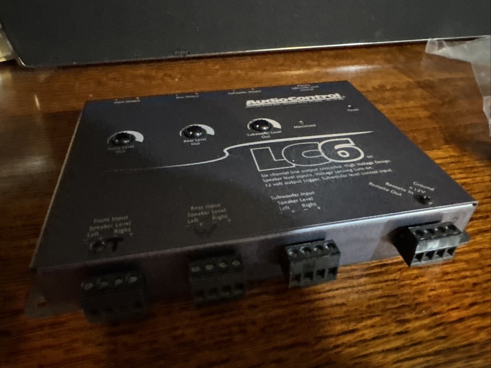 Audio Control Lc6 6 CH LINE OUT CONVERTER High Voltage Design