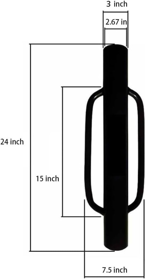 Solid Steel Post Rammer with Comfortable Handles
