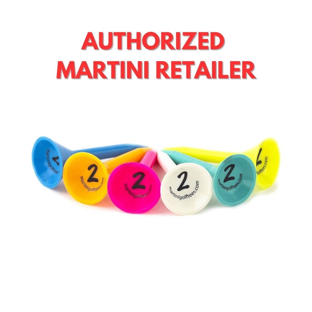 2" Martini Regular Golf Tees .....Many Colors