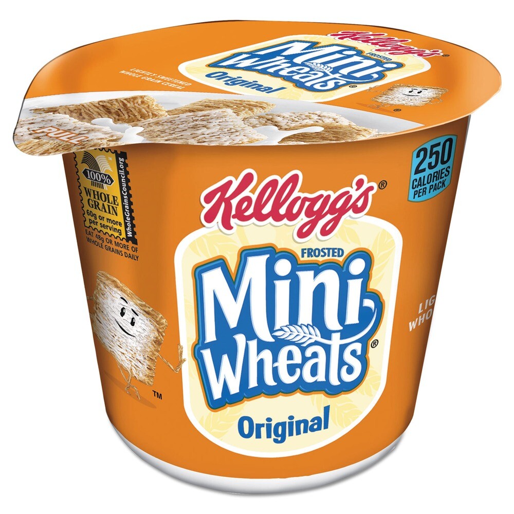 Kellogg's 42799 Single-Serve Frosted Mini Wheats Breakfast Cereal (6/BX) New