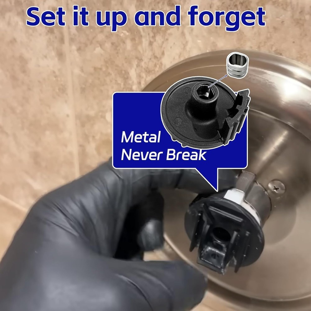 Durable Shower Adapter Replacement - Includes Clip & Screws for Easy Install