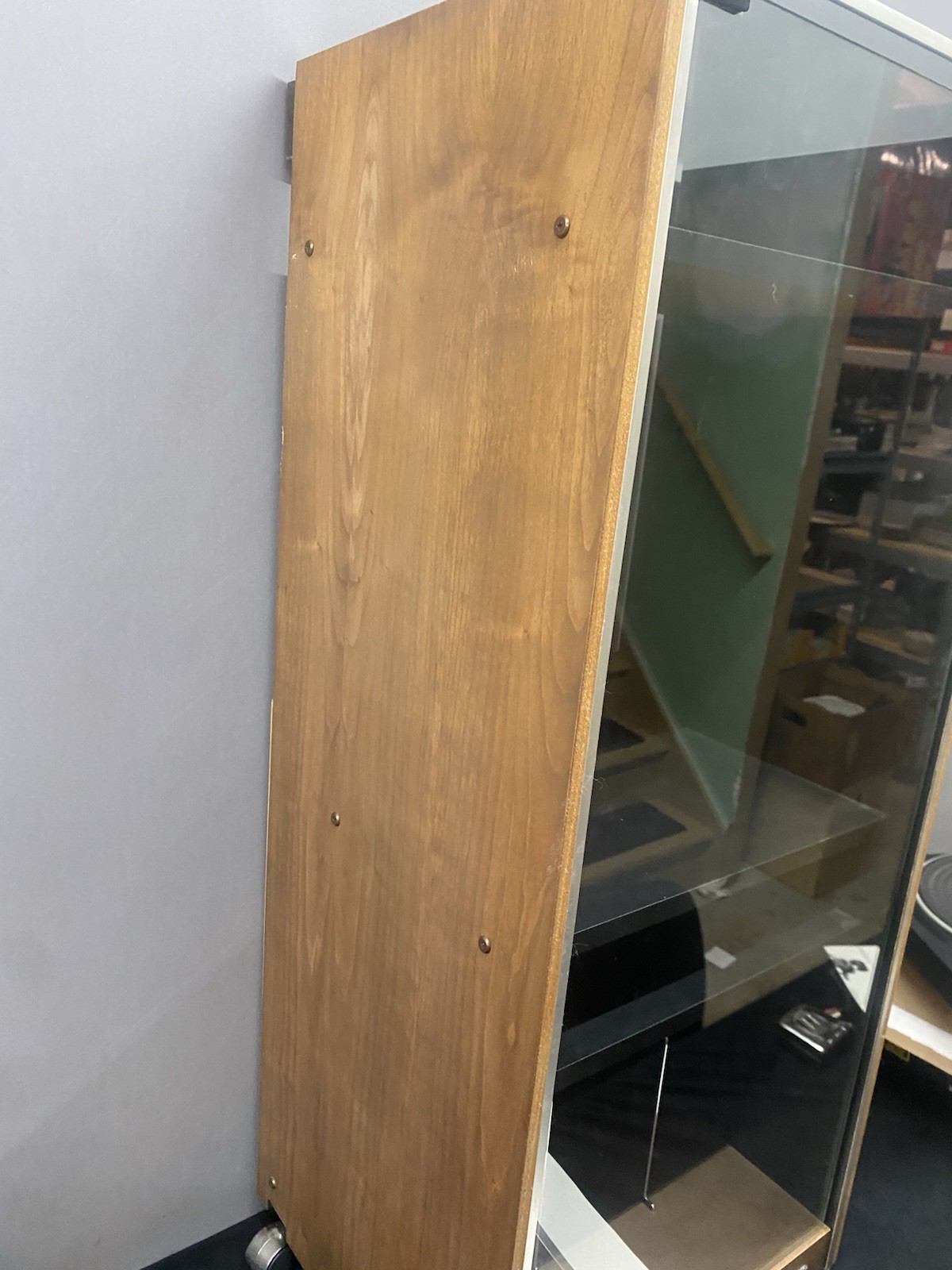 Realistic Component Stand Oiled Walnut Good shape Vintage