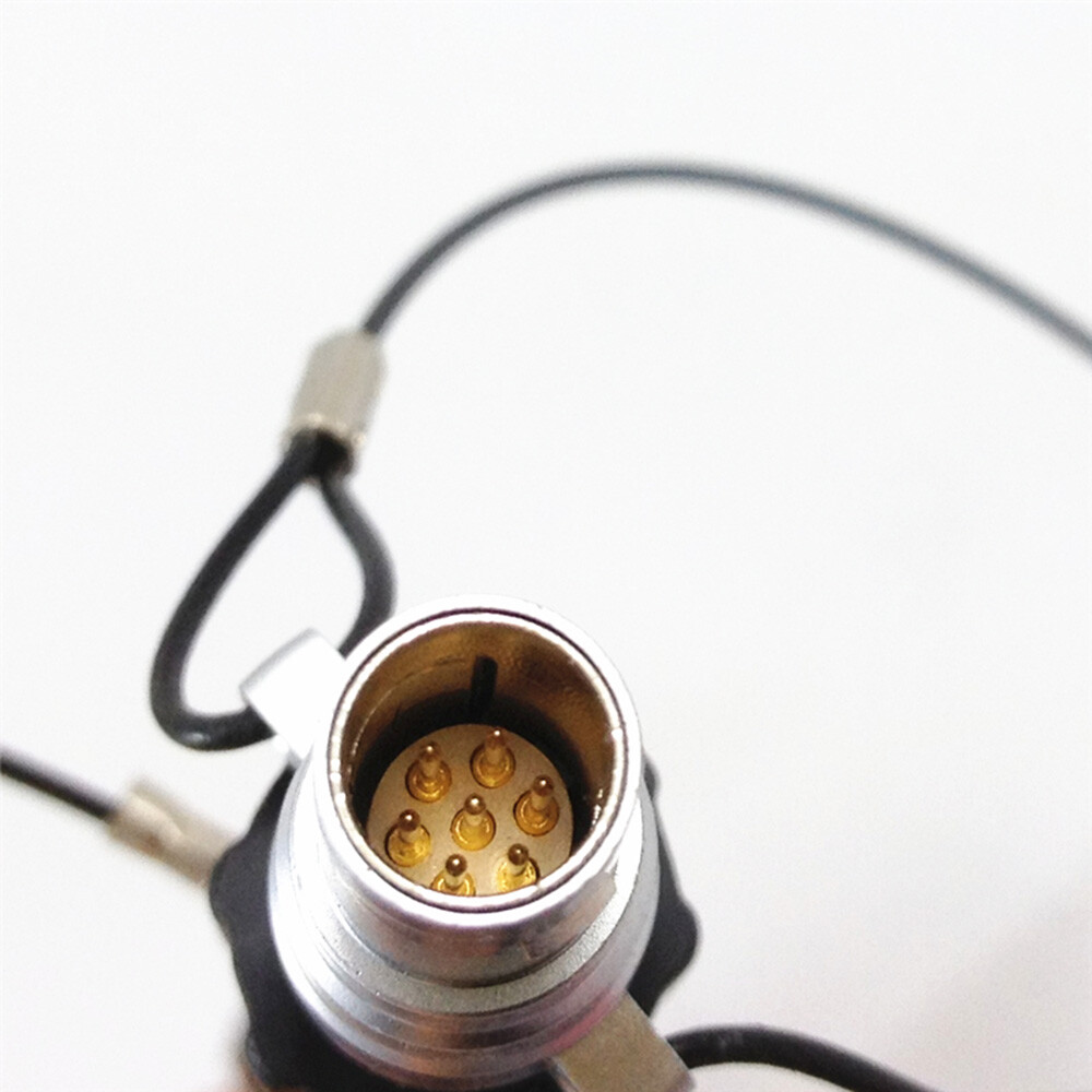 Power 7 Pin Cable Protect For Trimble R8 R7 R6 4700 GPS Ire to Alligator Clips