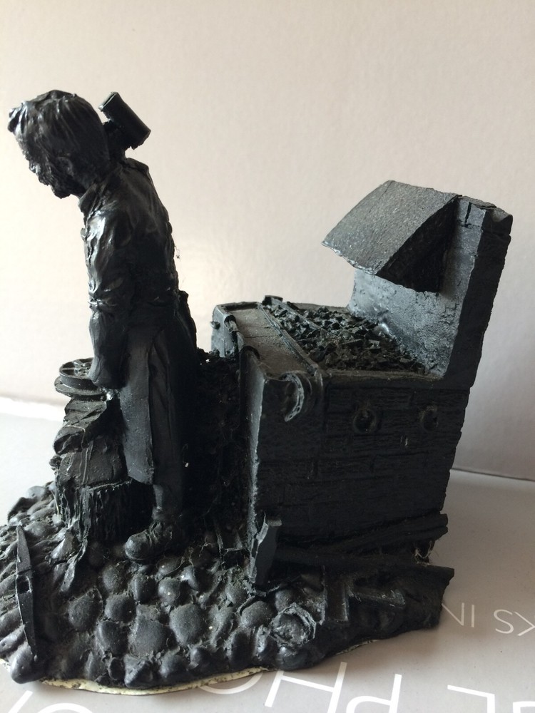 Blacksmith Scottish coal,large ornament.
