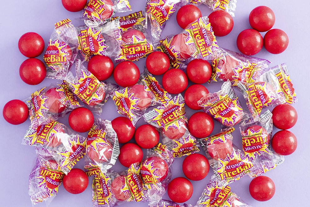 Atomic Fireballs Cinnamon Flavored Candy, 240 Individually Wrapped Pieces, 4.05