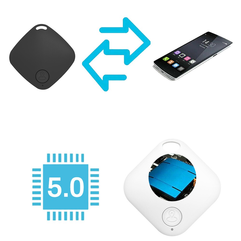 4PCS Tile GPS Tracker Wireless Bluetooth Anti-Lost Tracker Wallet Key Pet Finder