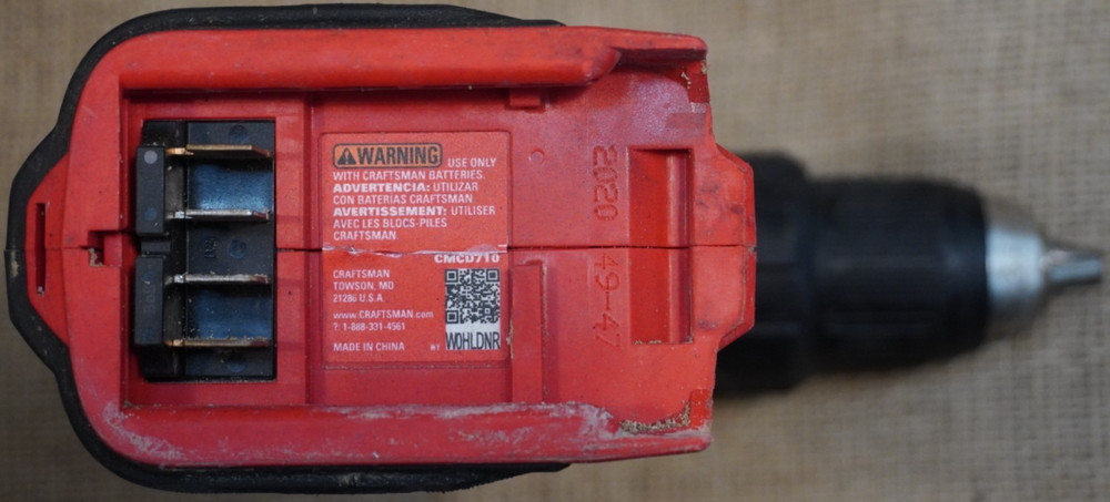CRAFTSMAN CMCD710 20 VOLT DRILL