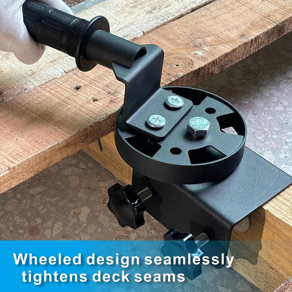 Decking Straightening Tool, Adjustable Deck Tool, Heavy Duty Decking Board Be...