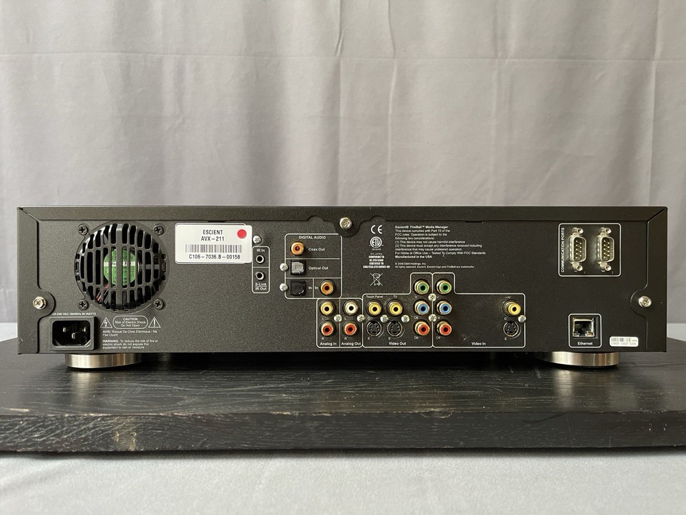 ESCIENT AVX-211 FireBall Digital Media Manager