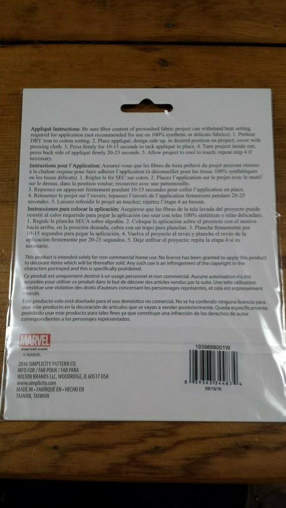 4" DEADPOOL MARVEL COMIC APPLIQUE PATCH FREE SHIPPING