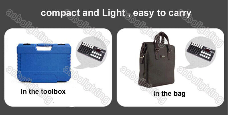 Rechargeable mini DMX stage lighting console Portable dmx512 DJ Party controller