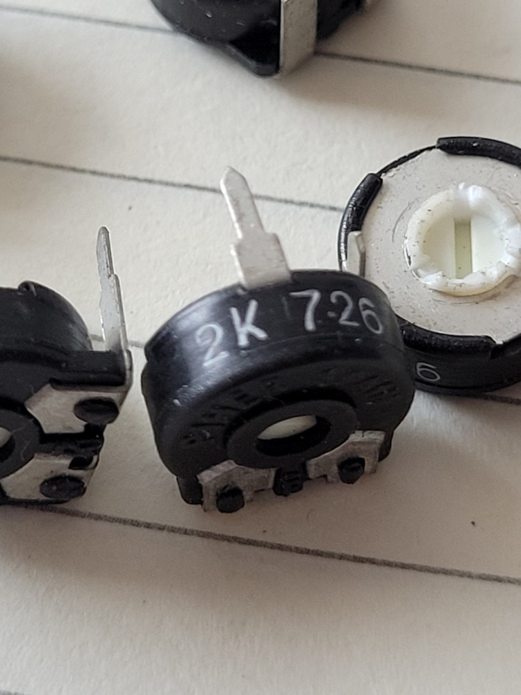 5pcs PIHER 2K Trimmer Potentiometer Variable Resistors