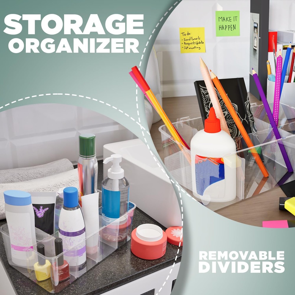 - Tea Bag Organizer With Lids, Clear Pantry Storage Box - (3 Pack) Stackable ...