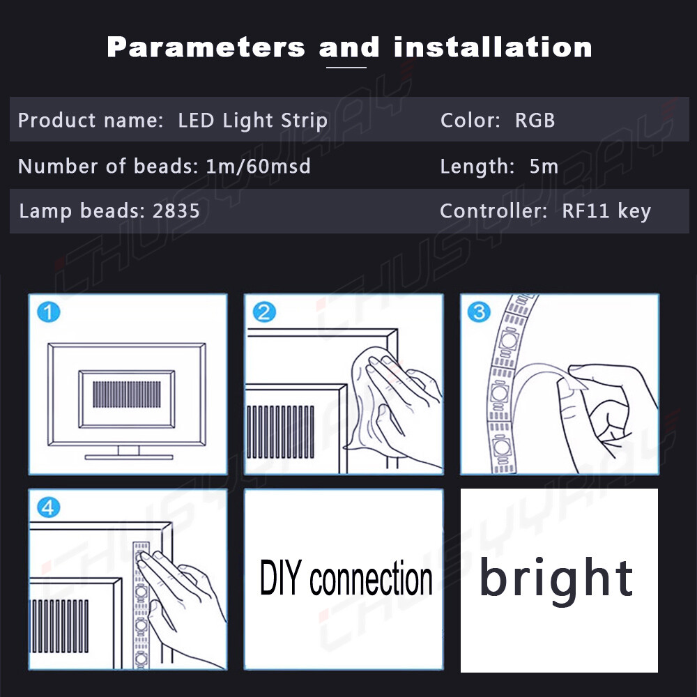 RGB LED Pool & Billiard Table Lighting KIT - light your pool table Felt - BRIGHT