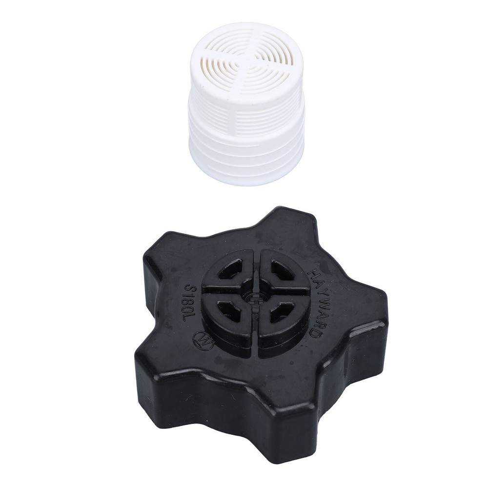 2 Set Drain Cap Assembly Pool Sand Filter Gasket Screen Replacement