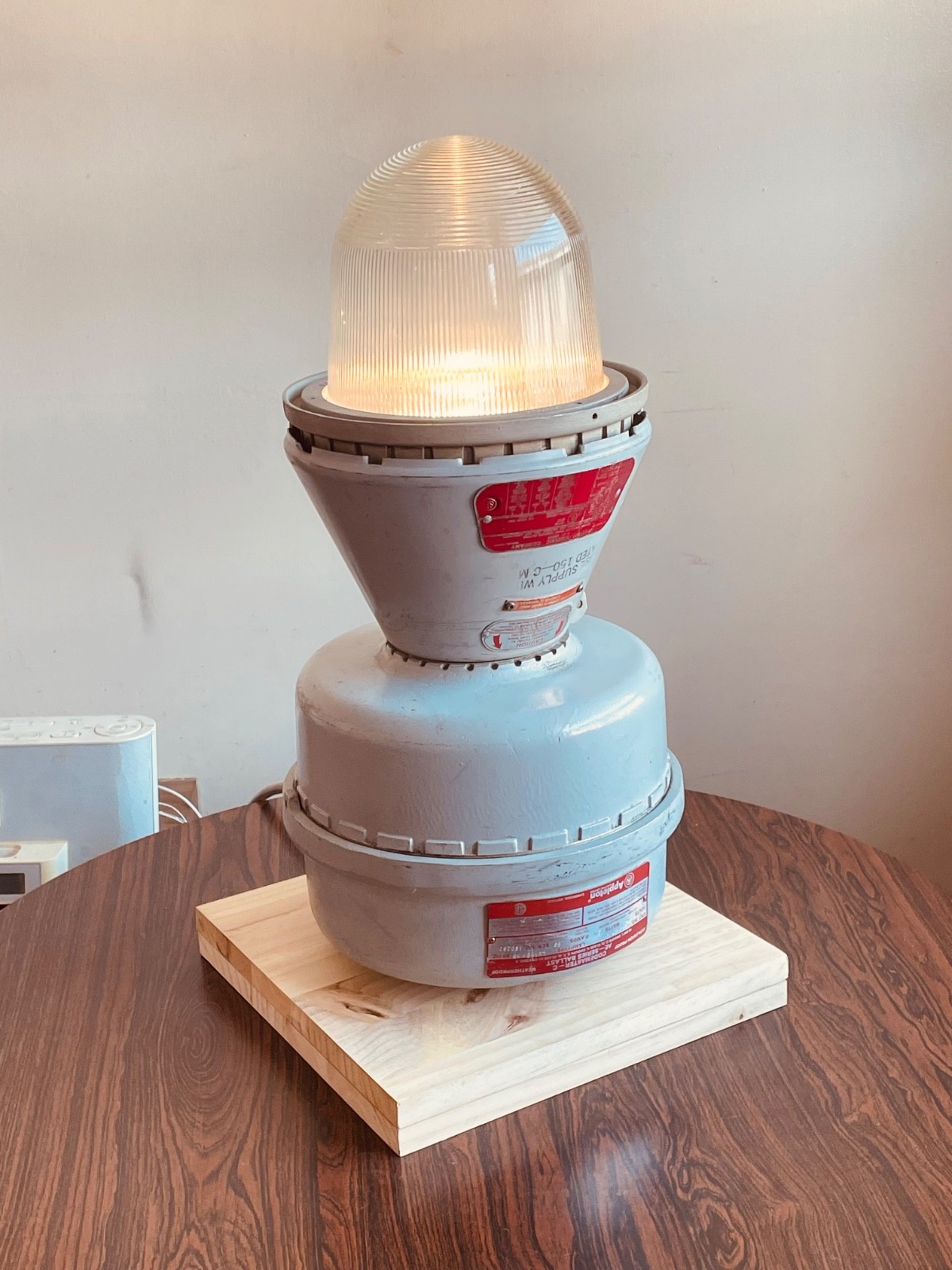 Table Lamp Appleton Codemaster, converted to regular bulbs Explosion proof