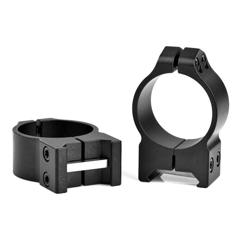 Warne 214M Maxima® Vertical Split Fixed 30mm Rings, Medium, Matte Black