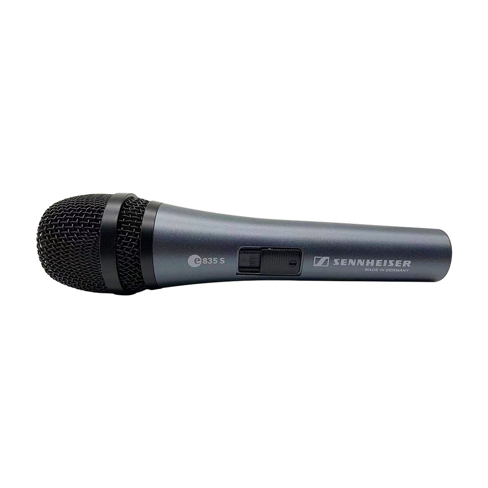 Sennheiser e835-S Dynamic Cardioid Vocal Microphone with On/Off Switch