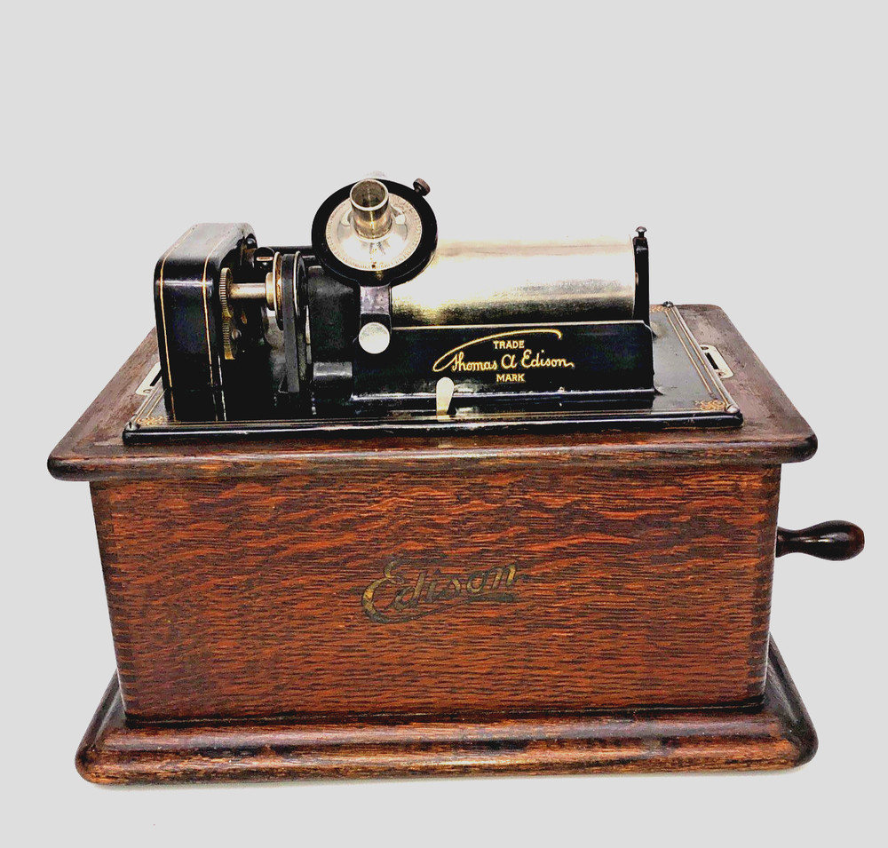 Edison Standard Model D Cylinder Phonograph - Gears Don't Turn