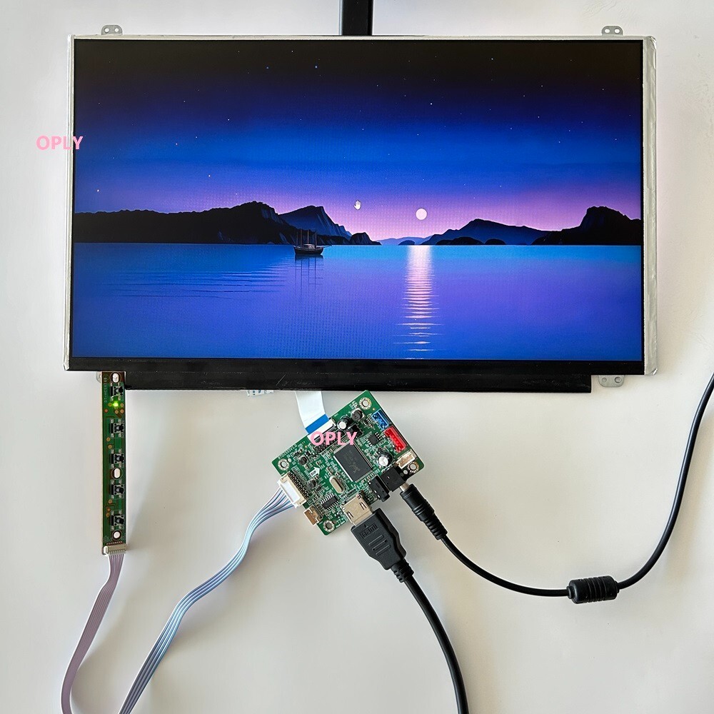 15.6" 1366X768 Screen PS PC panel  LED DIY + MINI EDP Controller board KIT HDMI