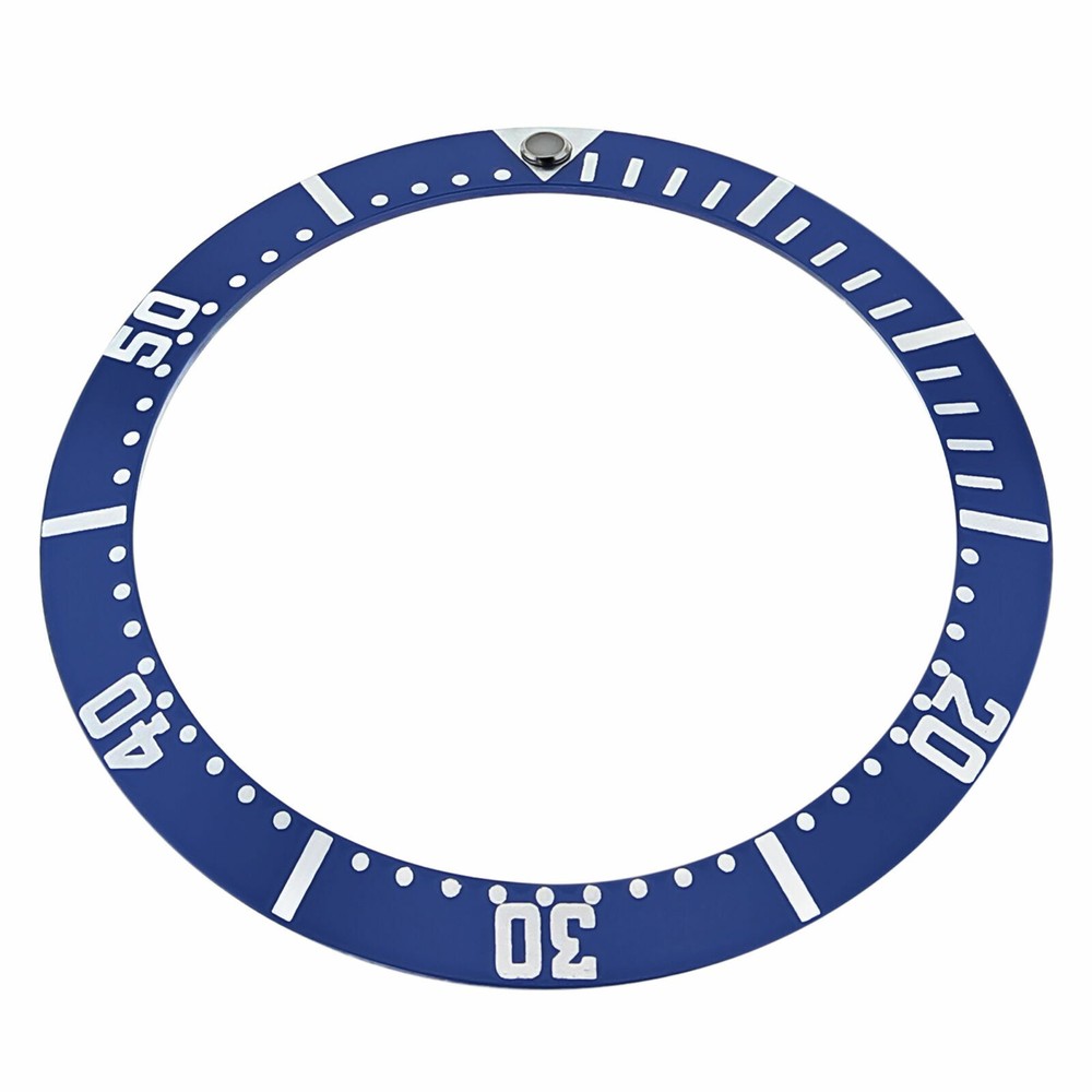 REPLACEMENT BEZEL INSERT BLUE FOR WATCH 33.20MM X 26MM