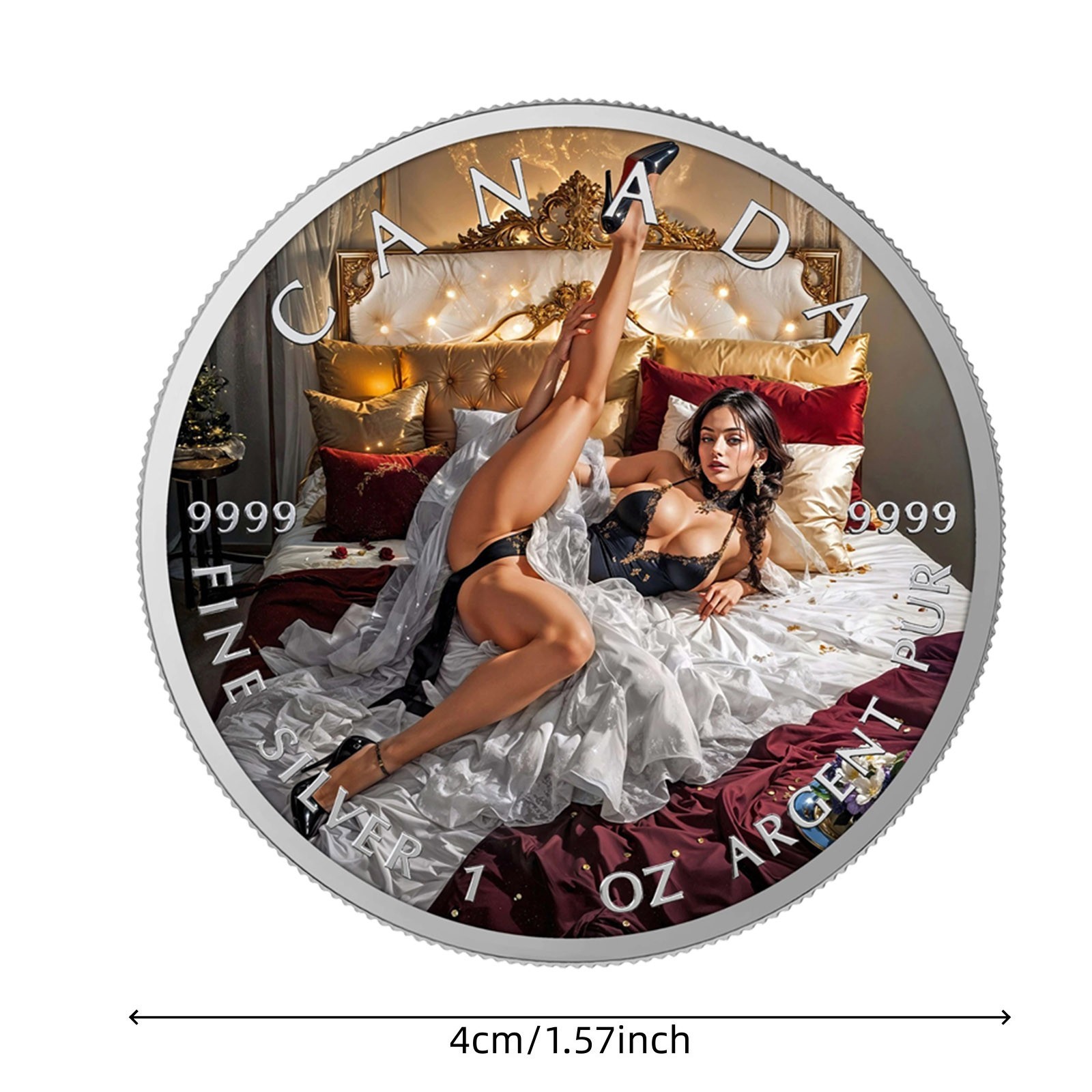 Canada 2026 Still Flexible? Naughty Sexy Temptation Silver-plated coins