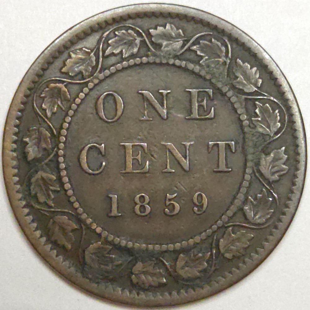 1859 Canada Large One Cent (Lot#1)