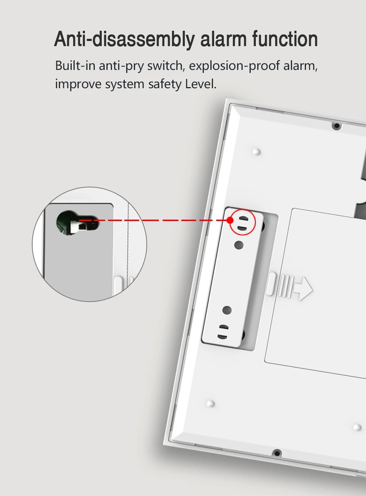 WiFi Alarm System for Home Security Wireless Solar Siren Support Remote Control