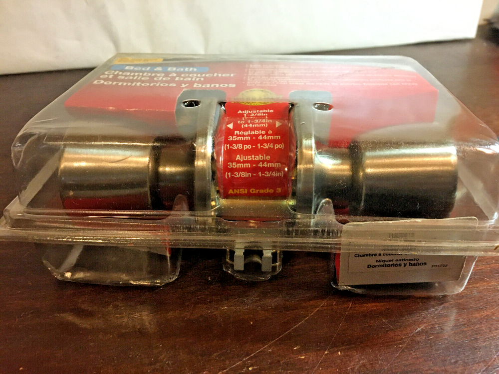 Master Lock, Bed Bath, New in Package, Satin Nickel