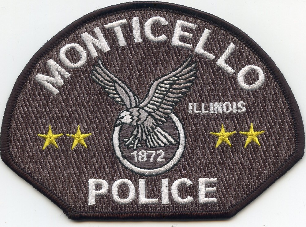 MONTICELLO ILLINOIS IL POLICE PATCH