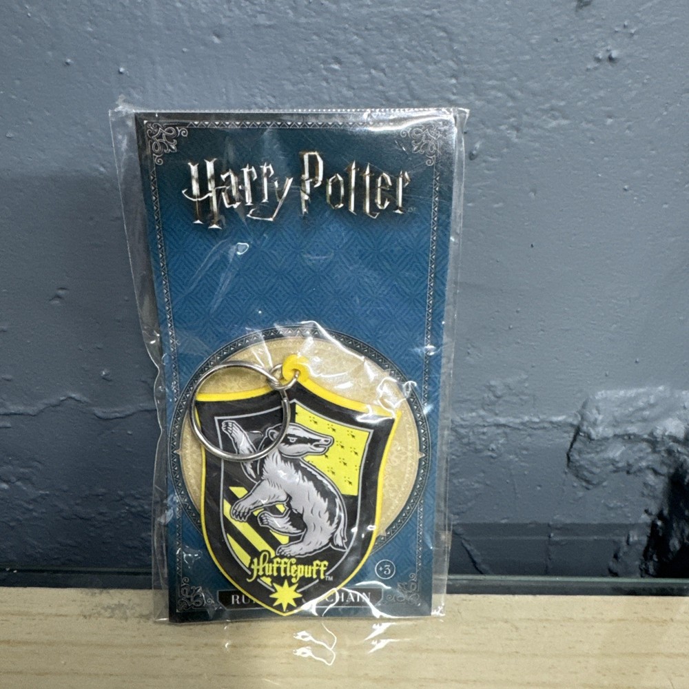 Harry Potter Hufflepuff Rubber Keychain