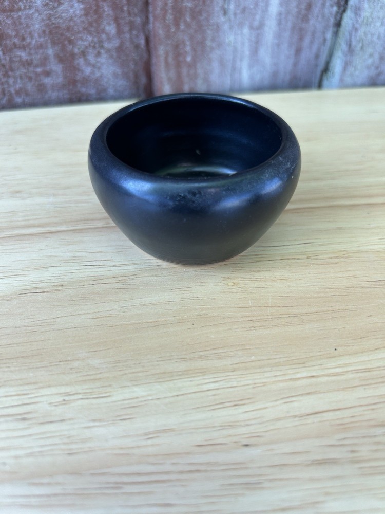 Vintage Black stoneware Pot