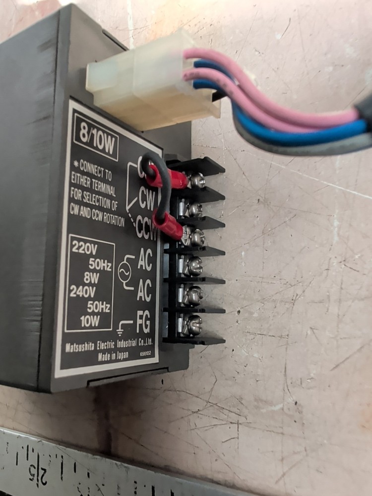 MATSUSHITA PANASONIC DVUS710GE SPEED CONTROLLER