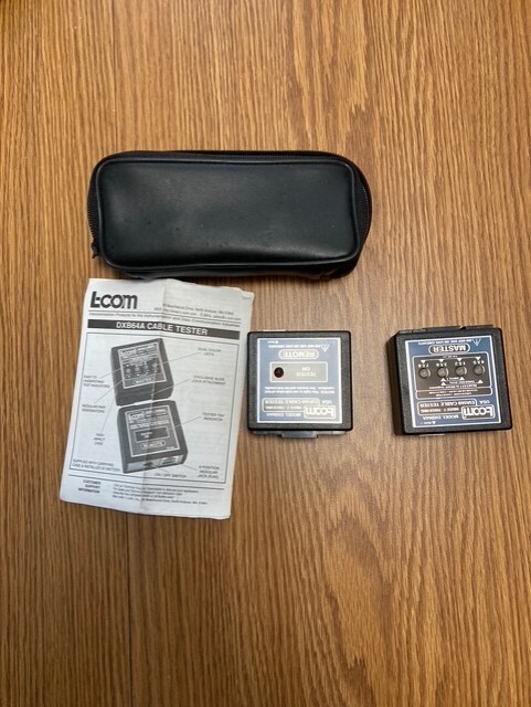 L-com Network Cable Tester - Tests Ethernet cables for continuity Base & Remote