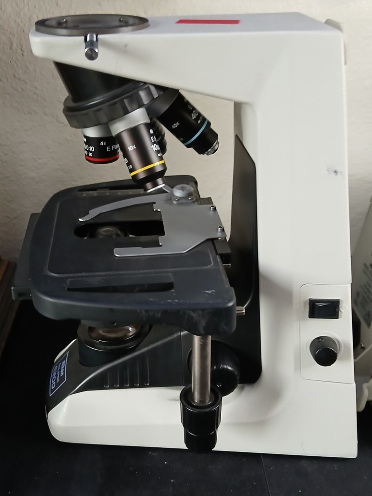 (2) Nikon Eclipse E200 Microscopes & E Plan 4 10 40 100X Oil Sets (No Heads)