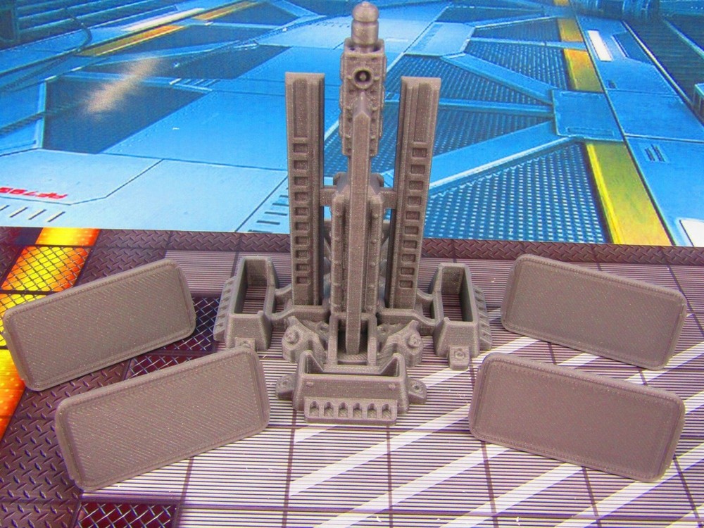 Information Television Screen Array Scenery Scatter Terrain 3D Printed Model