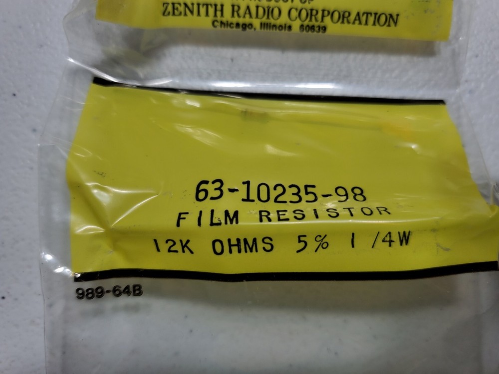 Vintage Zenith Replacement Part 905-91. B3/E23