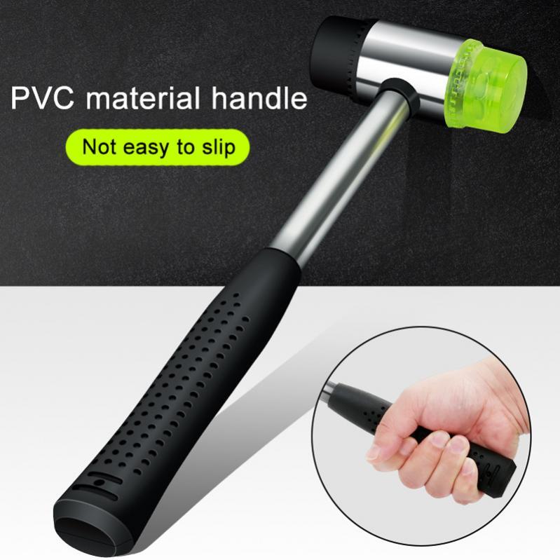 26MM Double Face SMALL RUBBER NYLON HEAD SOFT FACE MALLET HAMMER HANDLE