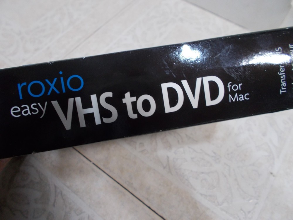 Roxio Easy VHS to DVD for Mac New in Box
