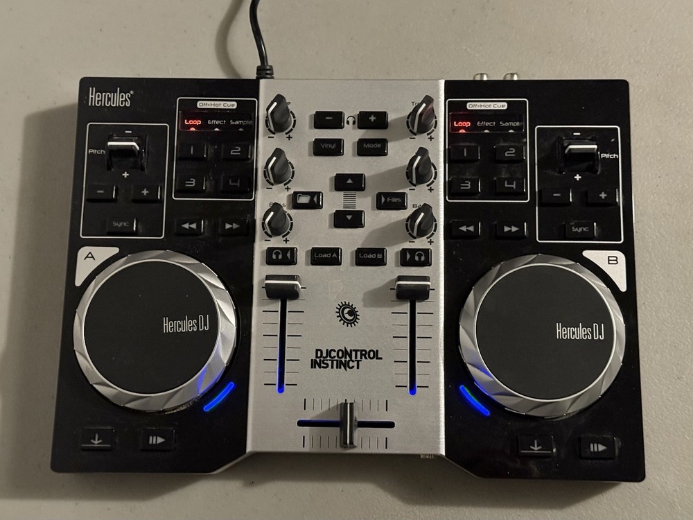 Hercules DJControl Instinct Portable USB DJ Controller PC/Mac DJ