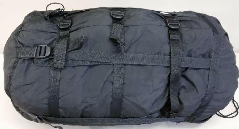 Genuine Military Issue Modular Sleeping System Black Stuff Sack— Lightly Used
