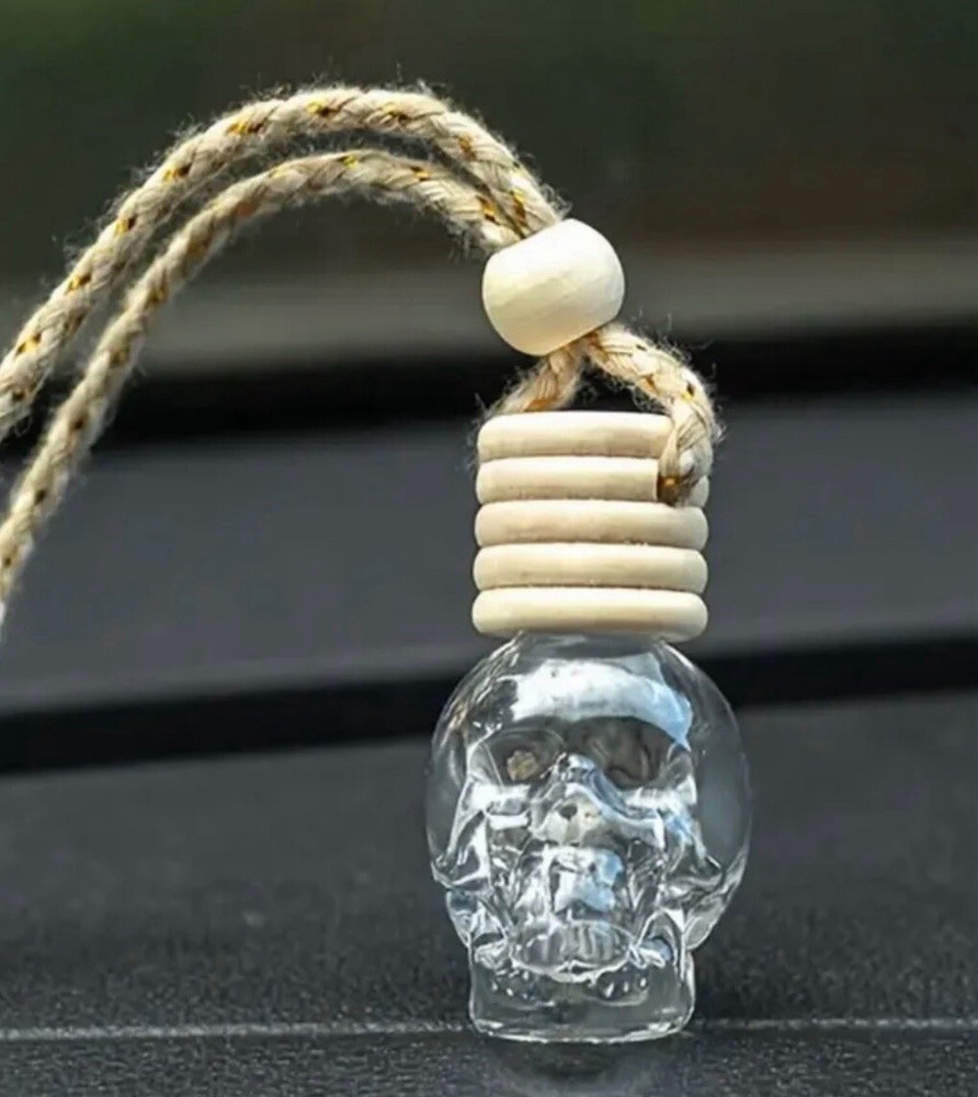 Car Diffuser, Midnight Ice, Skull, Hanging Car Diffuser, Freshener