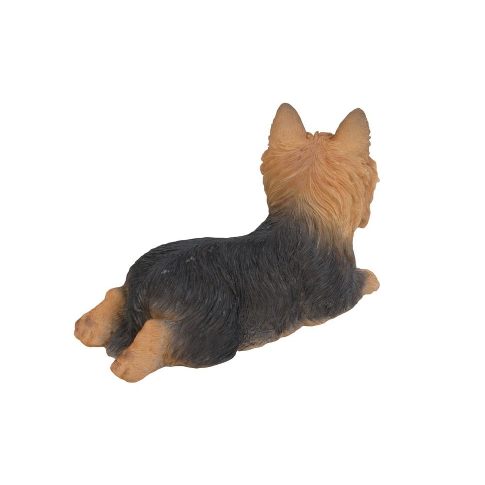 Gift Ltd Yorkshire Terrier Dog Lying Down Statue